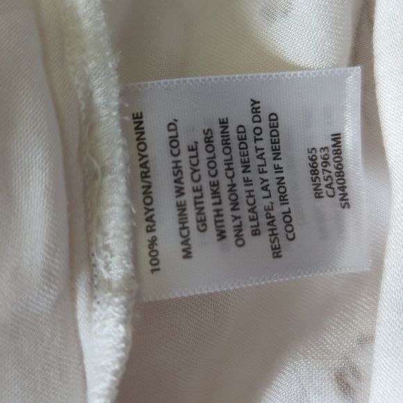 Something Navy Pretty Button Through Top L - Picture 15 of 16